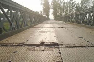 সান্তাহারে রক্তদহ বিলের ঝুঁকিপূর্ণ ব্রীজে ঘটতে পারে যে কোনো সময় দূর্ঘটনা